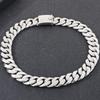 22/60CM 24MM Cuban Chain Bracelet Necklace For Men Hip-Hop Cool Black Gold Color Stainless Steel Necklaces Jewellery Accessories