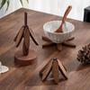 Tree Design Stand Wooden Trivets Anti Scald Heat Resistant Table Mat Coaster Wood Placemats Pot Kitchen Accessories
