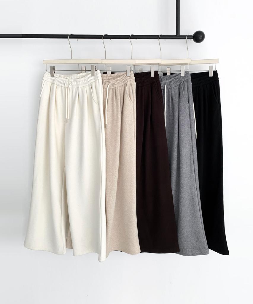 Удобные брюки Baseukala с широким поясом (5Colors)