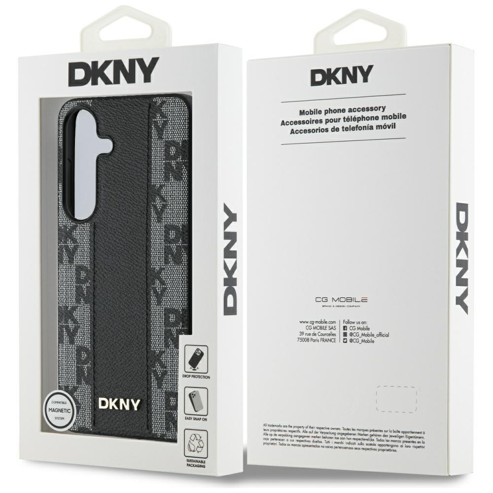 Etui do Samsung Galaxy S25 DKNY MagSafe Skórzane Czarny