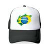 Men Women Football Brazil Team Snapback Cap 2018 Brazil Fan Soccer Sports Cap Yellow Green Brazil National Parrot Flag Hat YY456