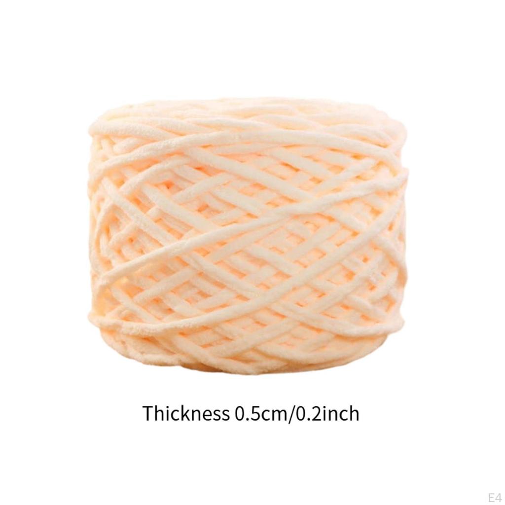Bulky Chunky Yarn Thick Lightweight Handmade for Knitted Blankets Crochet Projects Pet