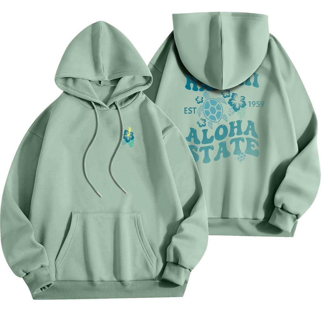 Женский модный легкий свитер с длинными рукавами и карманами с цветочным принтом