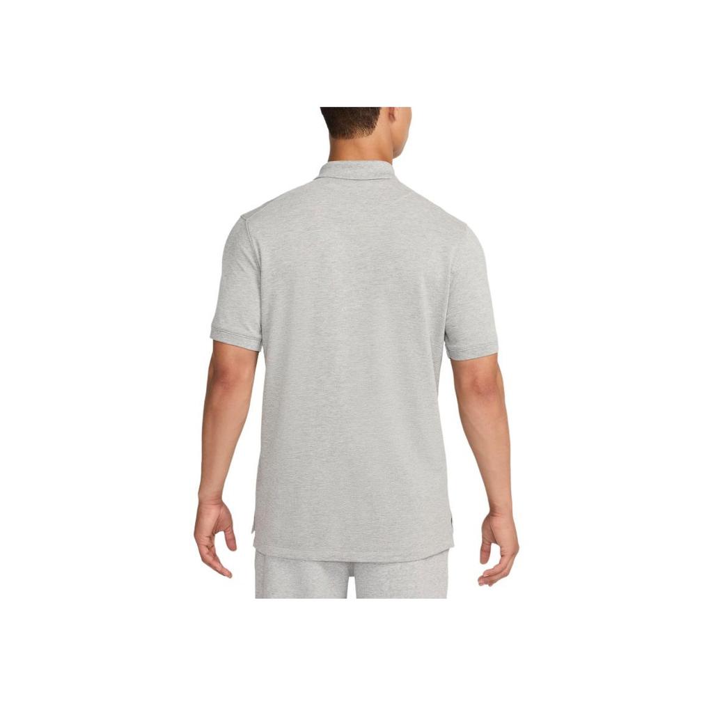 Nike Dri-Fit FW24 FC. Мужская футболка-поло с коротким рукавом Barcelona Fashion, удобная, мягкая, тёмно-серая, FN8286-066