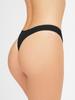 Хлопковые фактурные трусики стринги ISSA Plus