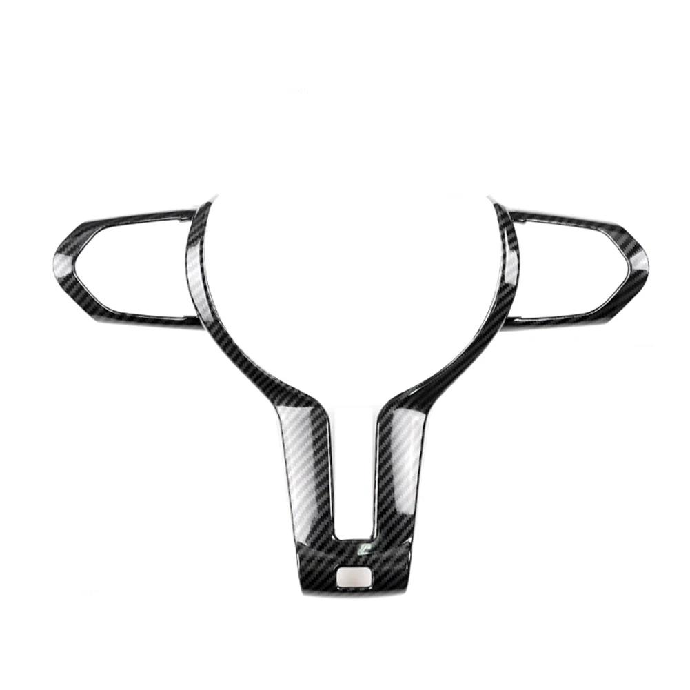 Для BMW F шасси F06 F10 F11 F12 F15 F16 F20 F21 F22 F23 F30 F32 F34 ABS карбоновая текстура салона автомобиля рулевое колесо отделка