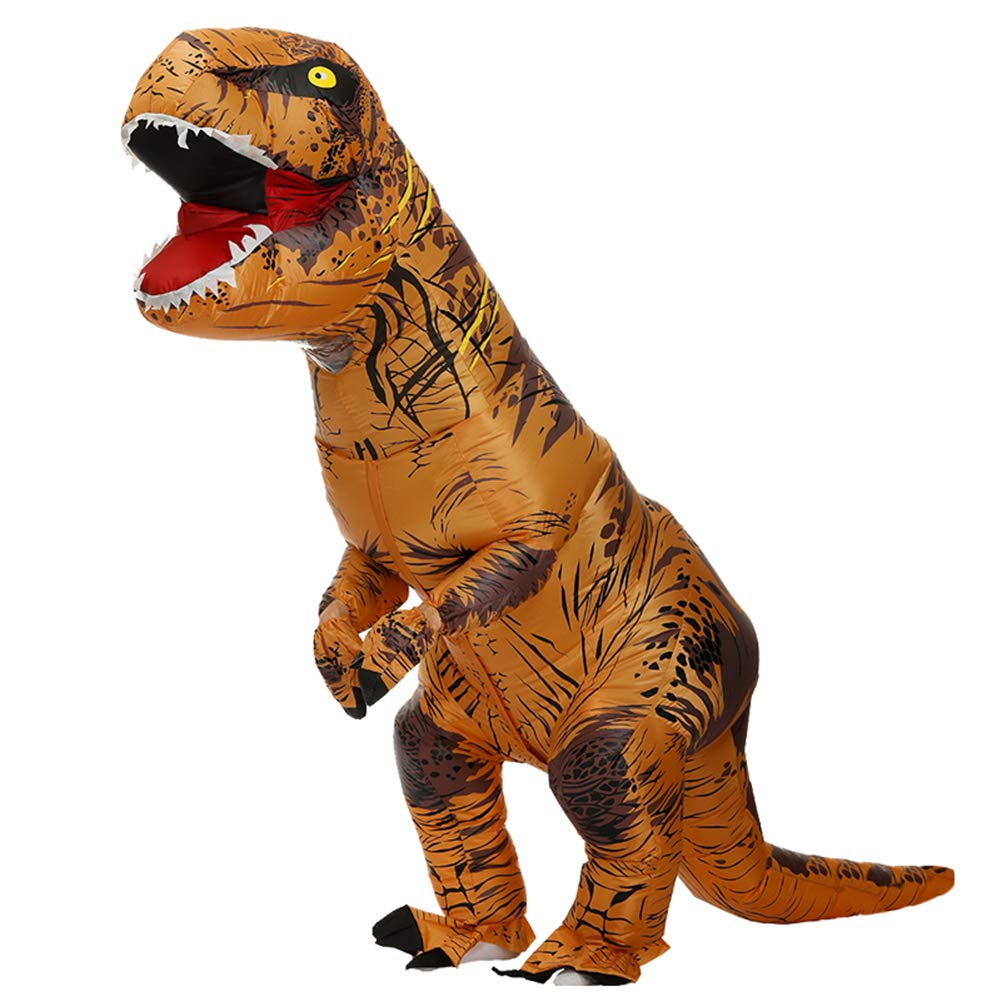 DAIFUQIHUA Dinosaur Tyrannosaurus Rex Inflatable Cosplay Kigurumi Set of Adult Size Kigurumi, 4, Unisex,