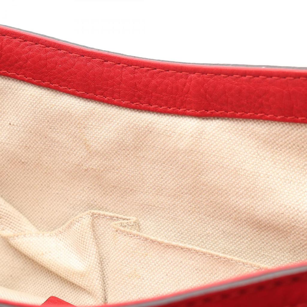 Used GUCCI Bella 2WAY Shoulder Bag 282301 leather Red Used Women