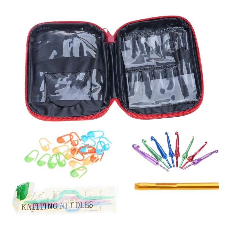 8 штук Алюминиевые круговые спицы Сменные круговые спицы Набор для вязания свитера носка шапки