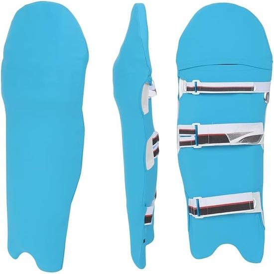 Чехол для накладки на биту для крикета KNK – Универсальная посадка для молодежи и взрослых | Цветной чехол для защиты ноги | Многоразовый, пылезащитный, для всех брендов (Голубое небо)