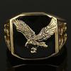 Gold Men's Drip Oil Eagle Ring Fashion Men's Charm Ring Jewelry