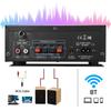 AK45 Pro HiFi цифровой усилитель Bluetooth 5.0 объемный звук усилитель канал 2.0 макс 820 Вт динамик для дома автомобиль караоке USB RCA микрофон
