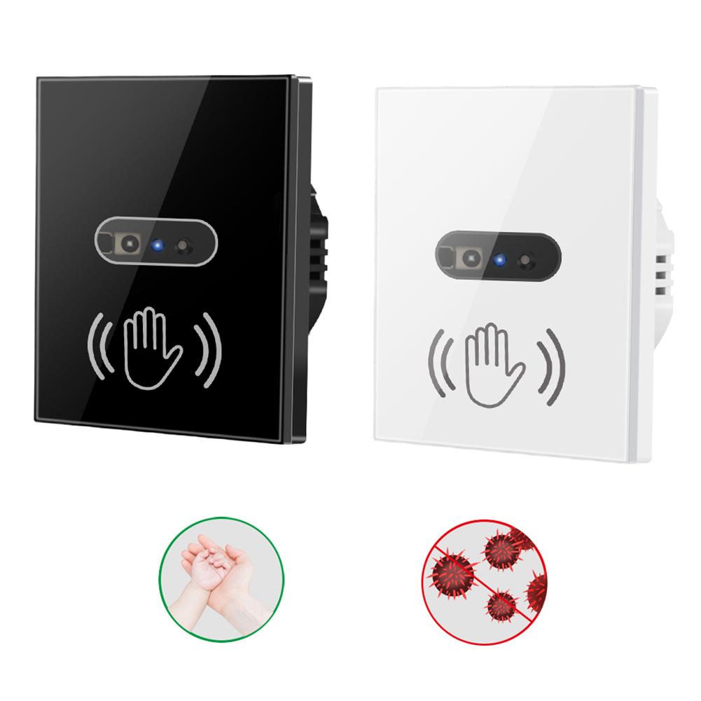 100-240 В Умный выключатель света Инфракрасная индукция волны Бесконтактный Требуется нейтральный провод Расстояние срабатывания 8 см для гостиной спальни