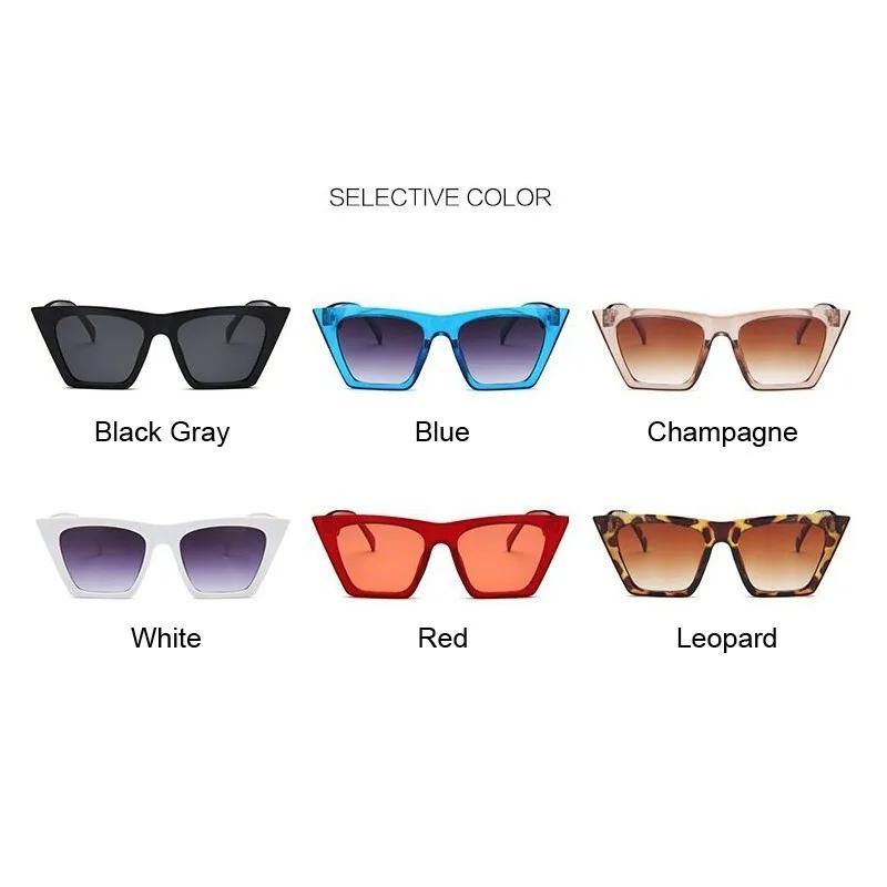 Fashion Square Sunglasses Woman Designer Luxury Man/Woman Cat Eye Sun Glasses Classic Vintage Uv400 Outdoor