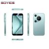 Soyes Мини-смартфон P70 Pro Max, 3,0-дюймовый HD-экран, 1 ГБ ОЗУ, 16 ГБ ПЗУ, WCDMA 3G, Android, 2000 мАч, мобильный телефон с двумя SIM-картами, Face ID