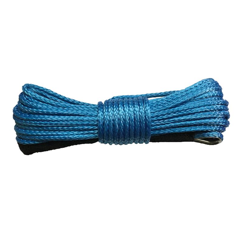 8mm X 12m Synthetic Winch Rope Cable Compatible With ATV UTV Truck