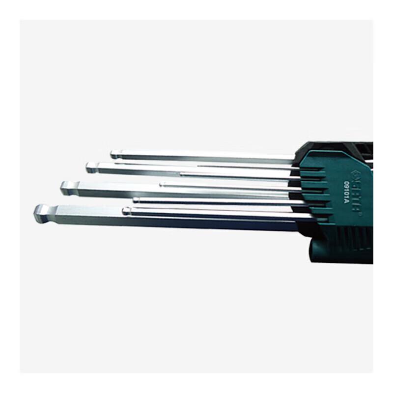SATA Набор из 9 удлиненных шестигранных ключей с шаровым наконечником