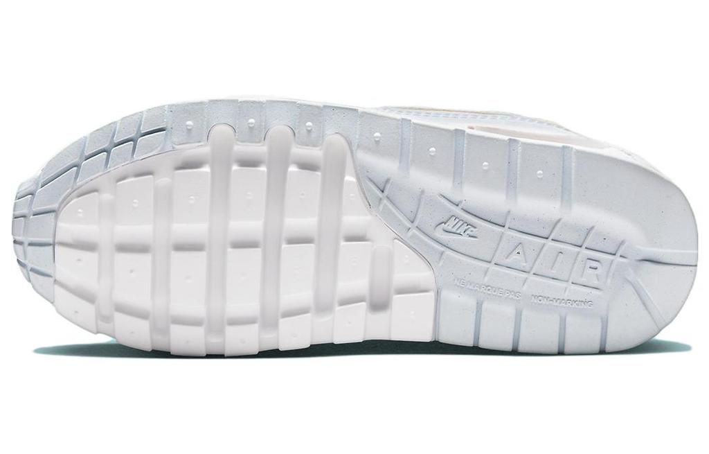 Kids' Sneakers Nike Air Max 1 Pale Ivory Football Grey (GS) Pale Ivory/Melon Tint/White/Football Grey