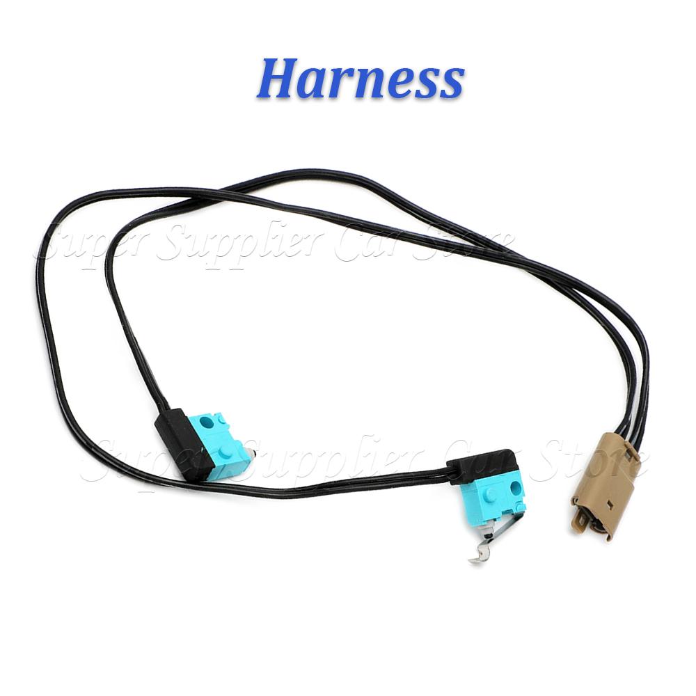 For TESLA Model S 2012- Car Door Handle Upgrade Repair Kit Microswitch Harness Handle Paddle w/Door Panel Clips 1016009-00-B