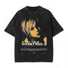 2026 Ужасы Silent Hill Heavens Night Стирка Принт Футболки Хип-Хоп Футболка Уличный Streetwear Унисекс Топы с коротким рукавом Оверсайз Футболка