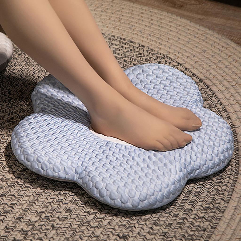 Floor Pillow Soft Flower Shape Tatami Cushion Memory Foam Soft For Children's Bedroom And Living Room Couch 45X45x4cm