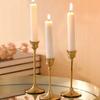 Роскошный набор подсвечников, контейнер для свечей-столбов, конический подсвечник, домашний декор, металлические подсвечники для свадеб, подарков на день рождения своими руками