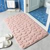 Ванная комната, коврик из пены с эффектом памяти, нескользящая основа из ПВХ, супермягкий, впитывающий, коврик для ванны из пены с эффектом памяти с 3D