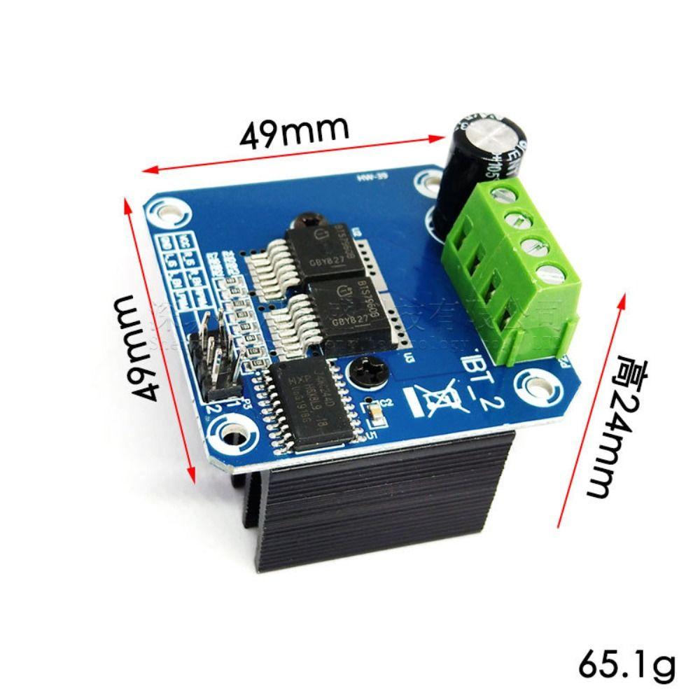 BTS7960 Управление скоростью двигателя 43A Модуль привода полупроводниковый Автомобильный модуль Arduino Ограничение тока