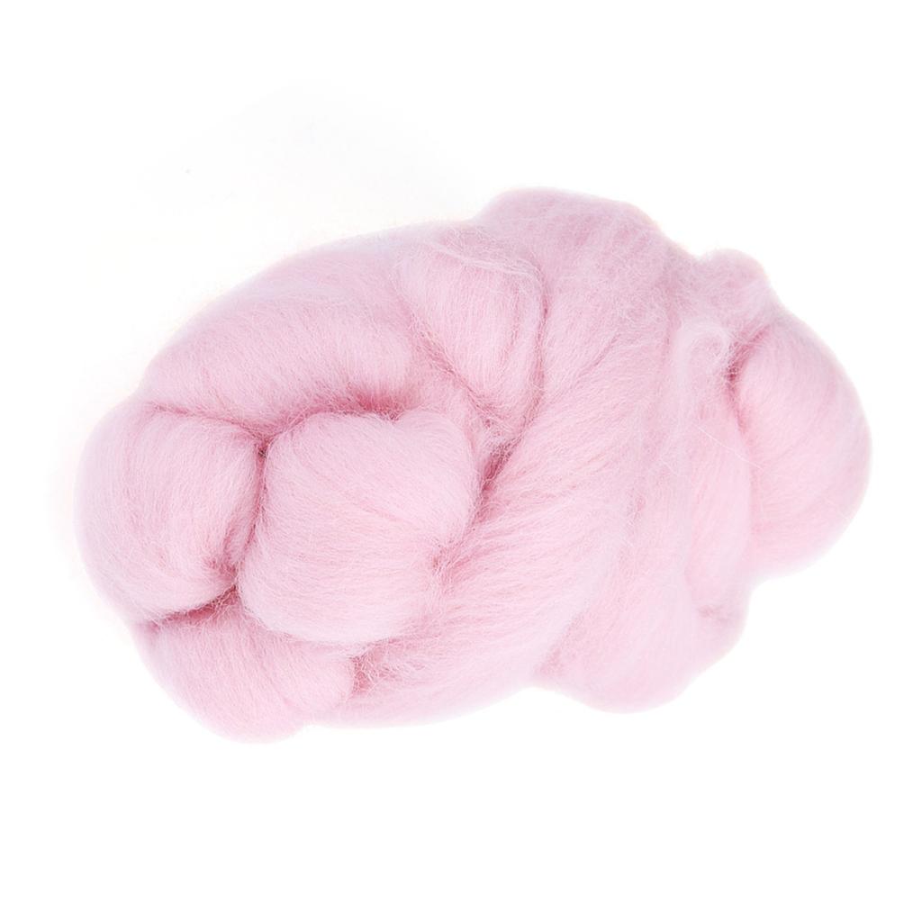 8Colors 55g Colored Needle Felting Wool Roving Spinning Sewing Trimming Handiwork Material