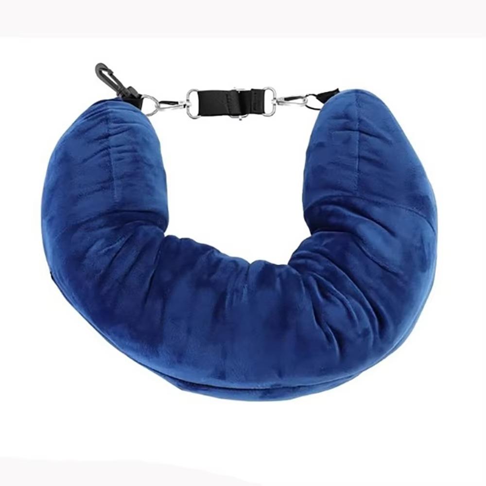 Space-saving Fillable Neck Pillow Stuff With Clothes Stuffable Pillowcase Train Travel