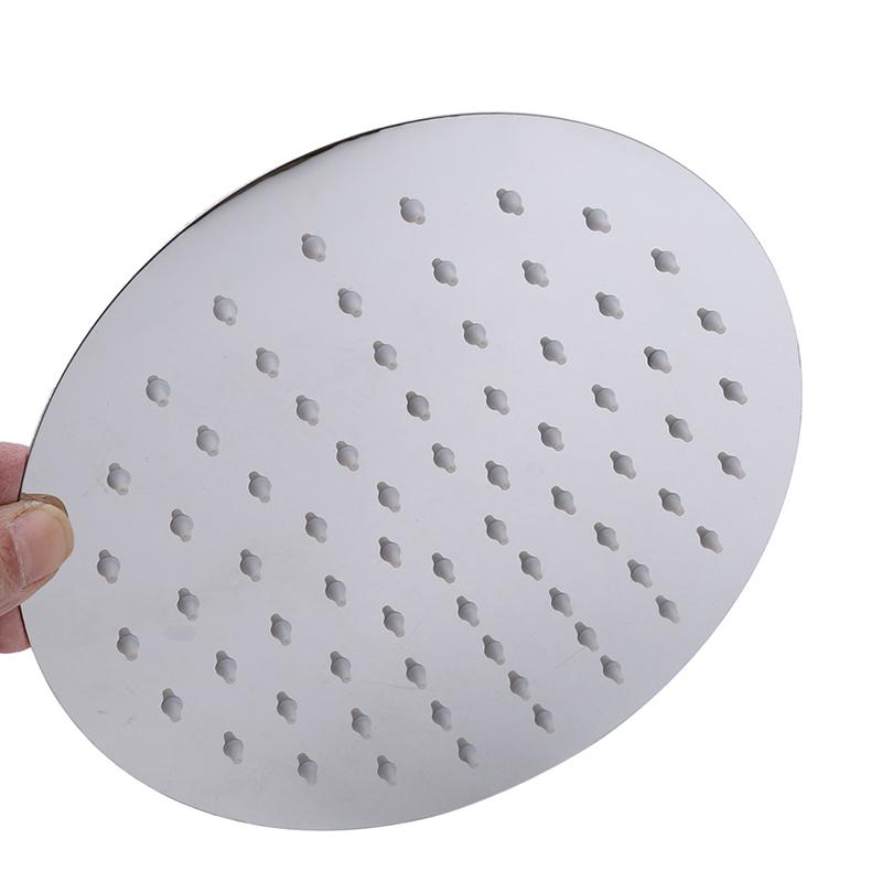 Stainless Steel Ultra-thin Top Spray Supercharged Shower Head