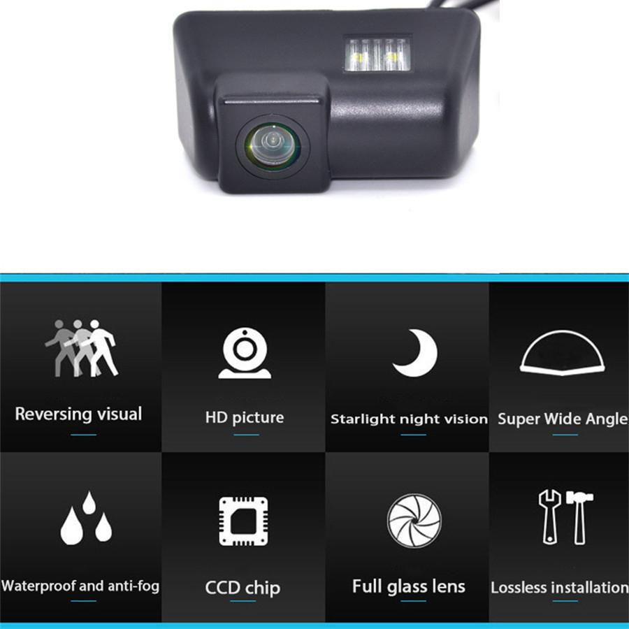 New 170 Degree CCD Car Reversing Rear View Backup License Plate Backup Camera For Ford Transit Connect