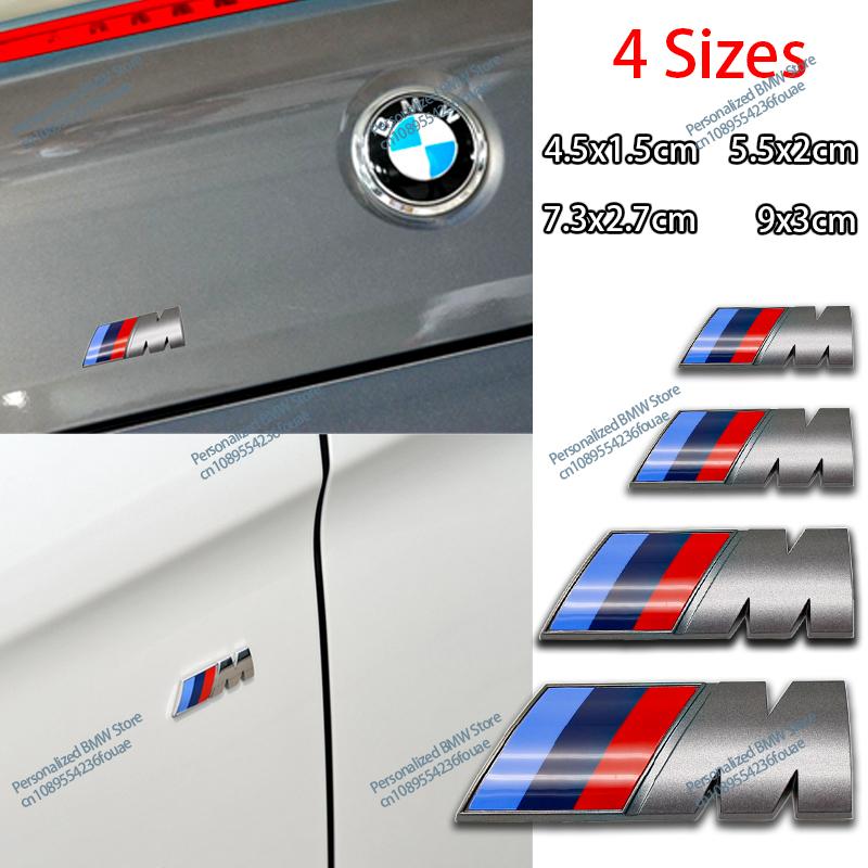 1PCS Car Fender Side Emblem Rear Trunk Badge M Logo Sticker For BMW G05 M M3 M5 M6 E46 E90 F30 G20 E36 E34 G20 G30 Accessories g1