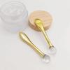 1pc Eye Cream Applicator Spoon Roller Transparent Massage Stick Cosmetic Spatulas Wrinkle Facial Mask Skin Care Plastic Spoon