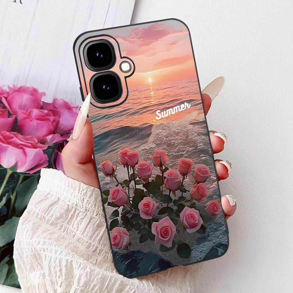 For Infinix Smart 10 2025 Elegant Floral Butterfly Phone Case For Infinix Smart10 Soft Silicone TPU Cases