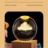 Подарочный уникальный 3D хрустальный шар-лампа с проекциями галактик и планет USB ночник для уютной атмосферы плазменный шар