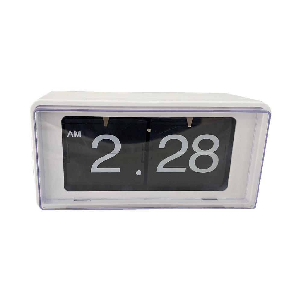 Роскошные настенные часы с автоматической переворачивающейся страницей для домашнего декора в винтажном стиле Часы для гостиной и спальни Декор