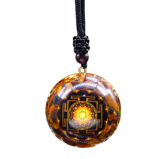 Ожерелье с подвеской из натурального малахитового кристалла, кулон с рейки, духовная исцеляющая энергия, ювелирные изделия, подвеска из священного камня для женщин