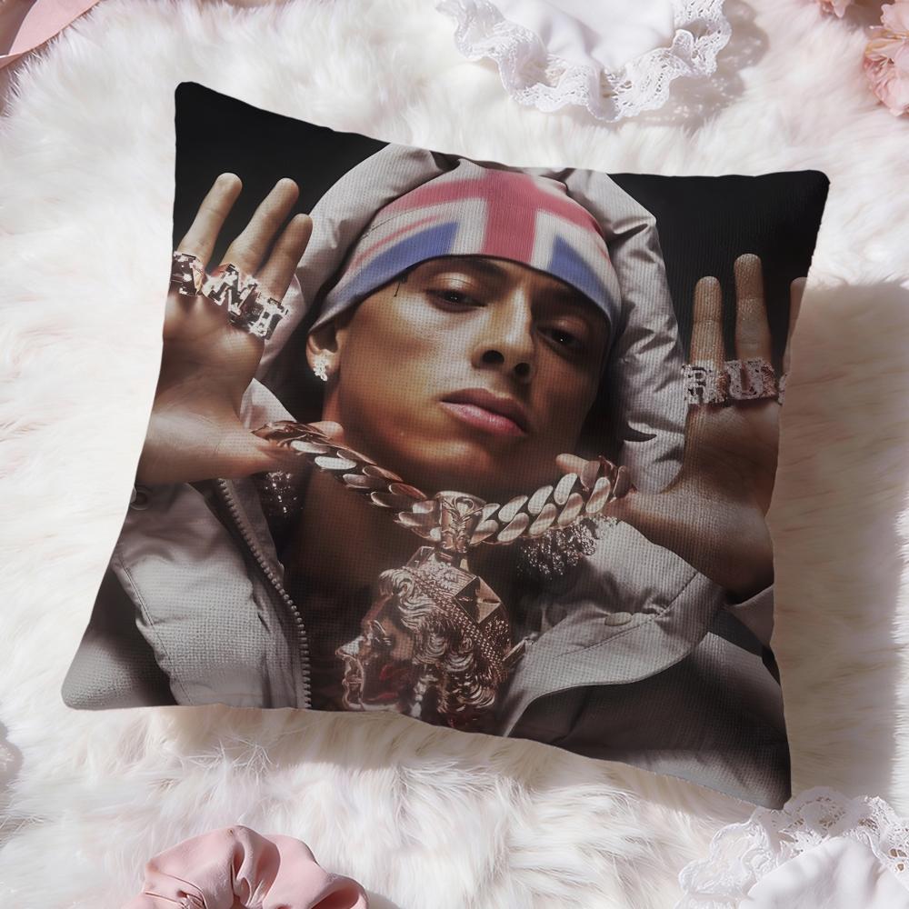 RAP C-Central Cee Подушка-чехол Premium Comfort Двусторонняя наволочка - Дизайн «Два в одном» для любой комнаты и салона автомобиля