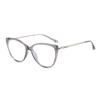 Tortoiseshell Cat-Eye Glasses for Nearsighted Women: Light, Large Frames, Decorative, Fits Square/Round Faces, Prescription-Ready