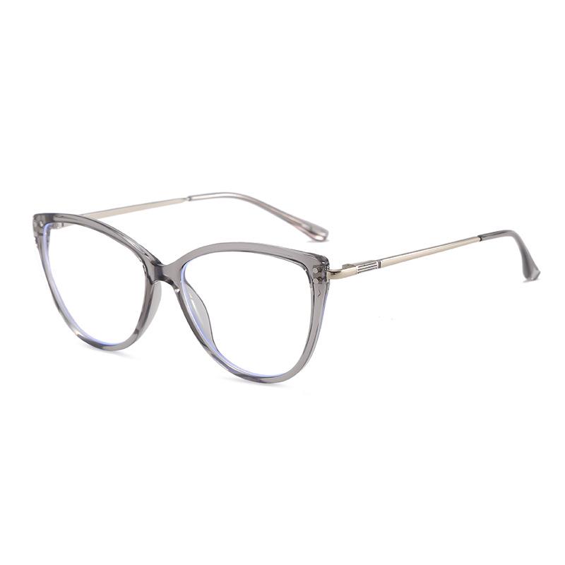 Tortoiseshell Cat-Eye Glasses for Nearsighted Women: Light, Large Frames, Decorative, Fits Square/Round Faces, Prescription-Ready