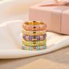 Colorful Butterfly Crystal Bracelet Enamel Girl's Hand Bracelet Dainty Children Flower Bangle  Gift