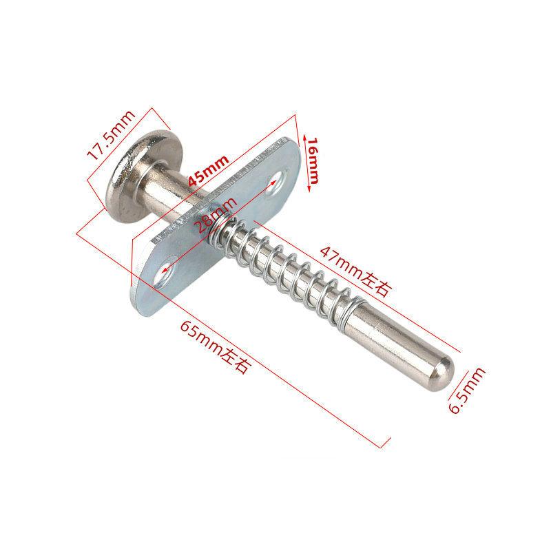 2Pcs Plunger Latches Spring-Loaded Door Lift Adjustment Rod Latch Door Hardware Spring Latch