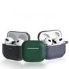 Для apple airpods 3 2022 защитный чехол для наушников силиконовый чехол милый силиконовый чехол однотонного цвета для apple airpods 3 2022