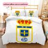 Real Oviedo Pattern Bedding Home Decoration Birthday Gift (1 * duvet cover + 2 * pillowcase, without core)