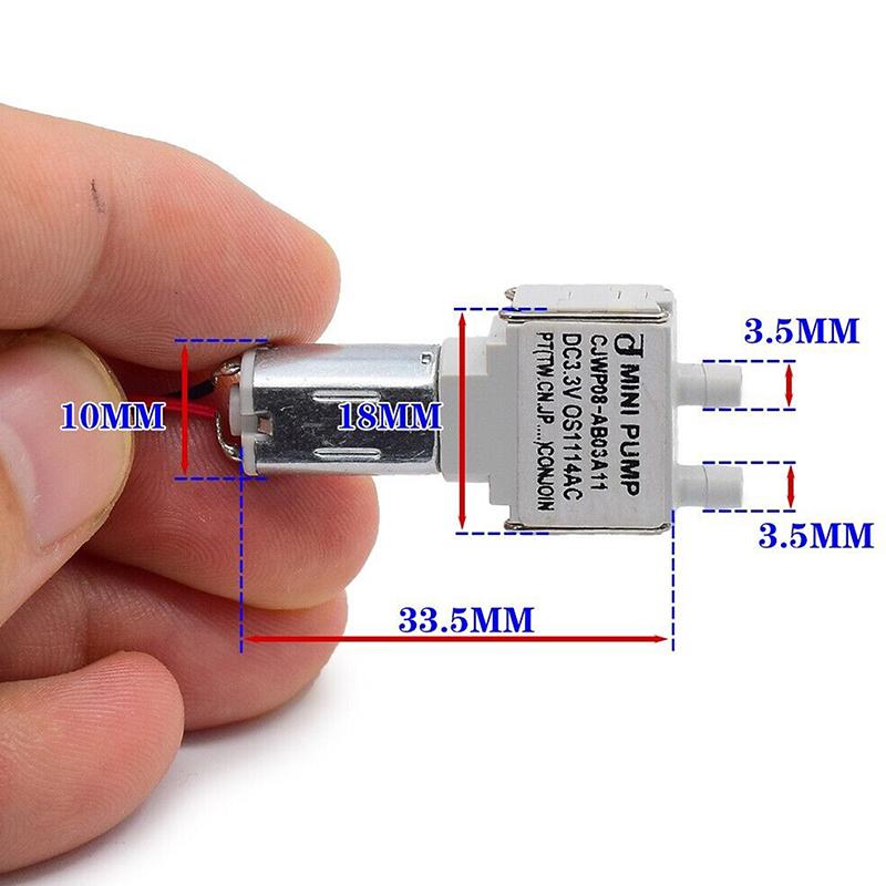 1 шт. Diy аксессуары мембранный насос мини Cjwp08 DC 3 В 3,3 В 3,7 В вакуумный насос самовсасывающий всасывающий водяной насос