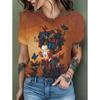 Butterfly Pattern T-Shirt For Women Flower Insects 3D Printed Tees Summer Loose Tops Short Sleeves Personality O-Neck T Shirts