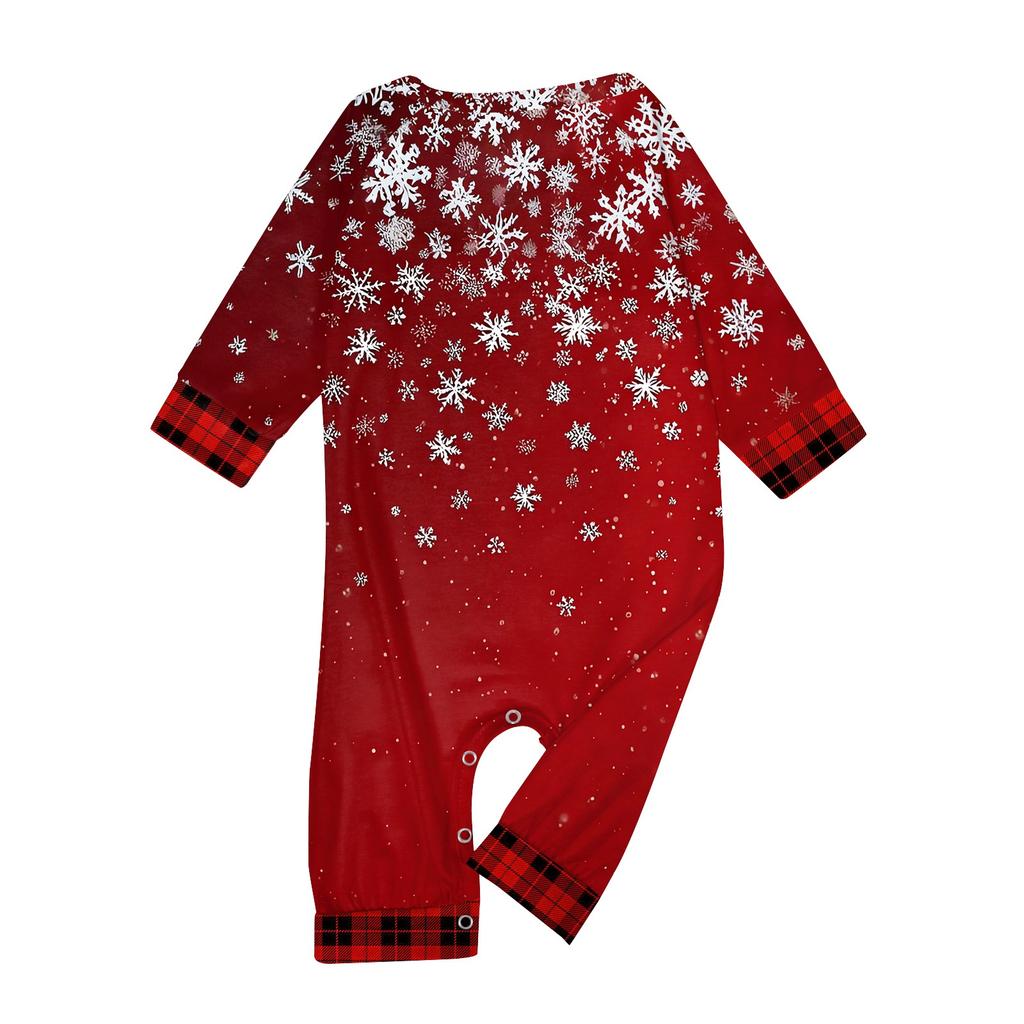 Комплект из топа и брюк с рождественскими принтами для всей семьи Одинаковые комплекты для всей семьи