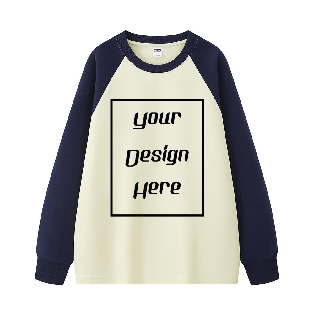 Корейский тренд Унисекс Свободные свитшоты с опущенным плечом Принт с индивидуальным рисунком Мужская и женская толстовка с длинными рукавами и круглым вырезом Пуловеры Спортивная и Роскошная одежда