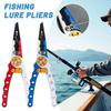 Anti Slip Fishing Pliers Aluminum Zinc Zinc Alloy Line Cutting Pliers Hook Remover Pliers  Outdoor Fishing